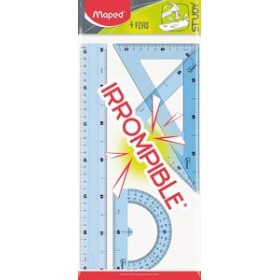 Instrumentos de medida KIT 4 REGLAS STUDY IRROMPIBLE MAPED