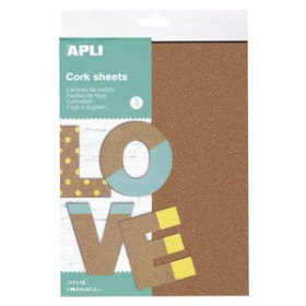 Corcho LAMINA CORCHO APLI A4 2mm 3h