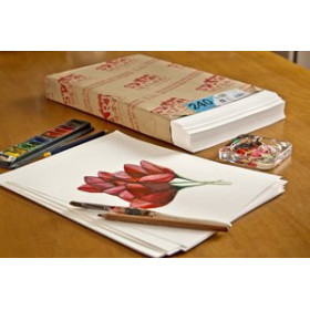 Papel técnicas húmedas: Blocs y láminas LAMINA DIBUJO FABRIANO START 240g A3 MINI-PACK de 125h LISO