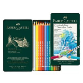 Lápices de colores LAPICES ACUARELABLES FABER-CASTELL ALBRECHT DÜRER estuche METAL de 12
