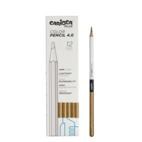 Lápices de colores LAPICES de COLORES CARIOCA PLUS CAJA de 12 ORO