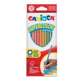 Lápices de colores LAPICES de COLORES CARIOCA SUPERCOLOR CAJA de 12
