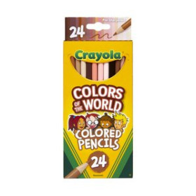 Lápices de colores LAPICES de COLORES CRAYOLA COLOURS OF THE WORLD estuche de 24