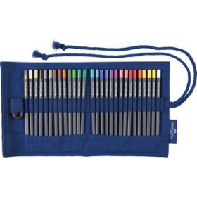 Lápices de colores LAPICES de COLORES FABER-CASTELL GOLDFABER AQUA 1147 estuche ENROLLABLE de 27