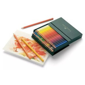 Lápices de colores LAPICES de COLORES FABER-CASTELL POLYCHROMOS estuche de POLIPIEL de 36