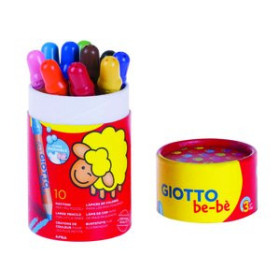 Lápices de colores LAPICES de COLORES GIOTTO BEBE SUPER BOTE DE 10