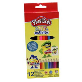 Lápices de colores LAPICES de COLORES PLAY-DOH ART ACTIVITY ESTUCHE de 12