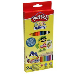 Lápices de colores LAPICES de COLORES PLAY-DOH ART ACTIVITY ESTUCHE de 24