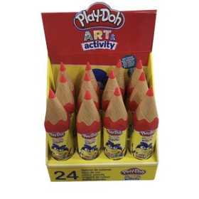 Lápices de colores LAPICES de COLORES PLAY-DOH ART ACTIVITY TUBO de 24