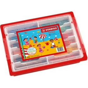 Lápices de colores LAPICES de COLORES STABILO TRIO SCHOOLPACK DE 96