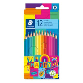 Lápices de colores LAPICES de COLORES STAEDTLER 146 HAPPY LINE  estuche de 12