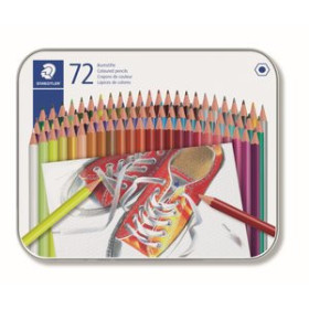 Lápices de colores LAPICES de COLORES STAEDTLER 175 M72 estuche METAL de 72