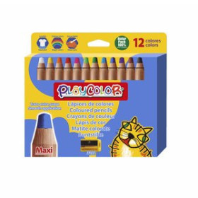 Lápices de colores LAPICES INSTANT PLAYCOLOR MAXI BASIC CAJA DE 12