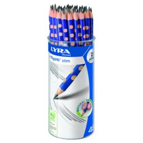 Lápices de grafito LAPIZ de GRAFITO LYRA GROOVE SLIM bote de 48
