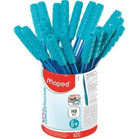 Lápices de grafito LAPIZ de GRAFITO MAPED KIDY LEARN CONCENTRACION - HB BOTE de 20