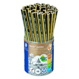 Lápices de grafito LAPIZ de GRAFITO STAEDTLER 119 NORIS CLUB TRIANGULAR JUMBO EXPOSITOR de 48