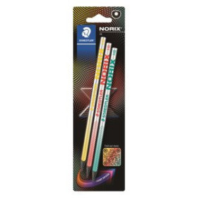 Lápices de grafito LAPIZ de GRAFITO STAEDTLER 181 NORIX - HB BLISTER de 3 SURTIDOS