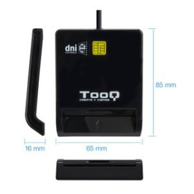 Networking LECTOR DE TARJETAS TOOQ TQR-210B DNIE USB 2.0 NEGRO