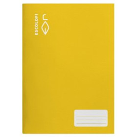 Libretas grapadas tapa blanda LIBRETA ESCOLOFI A4 32h CUADRIC.4x4 70g PAUTA C/MARGEN AMARILLO