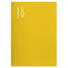 Libretas grapadas tapa blanda LIBRETA ESCOLOFI A4 50h 70g CUADRIC.6x6 C/MARGEN AMARILLO