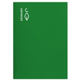 Libretas grapadas tapa blanda LIBRETA ESCOLOFI Fº 50h CUADRIC.4x4 70g VERDE