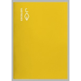 Libretas grapadas tapa blanda LIBRETA ESCOLOFI 4º 50h CUADRIC.4x4 70g AMARILLO