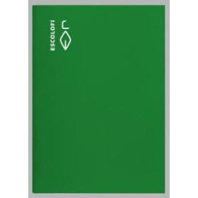 Libretas grapadas tapa blanda LIBRETA ESCOLOFI 4º 50h CUADRIC.4x4 70g VERDE