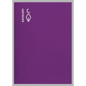 Libretas grapadas tapa blanda LIBRETA ESCOLOFI 4º 50h CUADRIC.4x4 70g VIOLETA