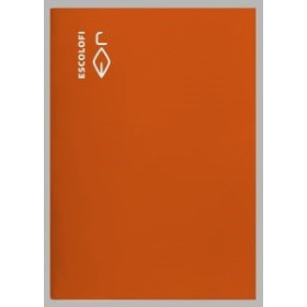 Libretas grapadas tapa blanda LIBRETA ESCOLOFI 4º 50h CUADRIC.5x5 70g NARANJA