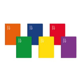 Libretas grapadas tapa blanda LIBRETA ESCOLOFI 4º 50h HORIZONTAL 70g C/MARGEN AZUL