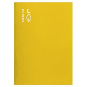 Libretas grapadas tapa blanda LIBRETA ESCOLOFI 4º 50h MILIMETRADO 4x4x16 70g AMARILLO