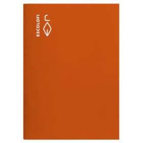 Libretas grapadas tapa blanda LIBRETA ESCOLOFI 4º 50h MILIMETRADO 4x4x16 70g NARANJA