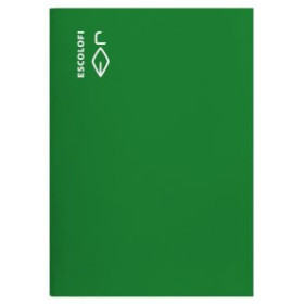 Libretas grapadas tapa blanda LIBRETA ESCOLOFI 4º 50h MILIMETRADO 4x4x16 70g VERDE
