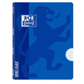Libretas grapadas tapa PP LIBRETA GRAPADA OXFORD SCHOOL OPENFLEX A4 48h CUADRIC.4x4 AZUL