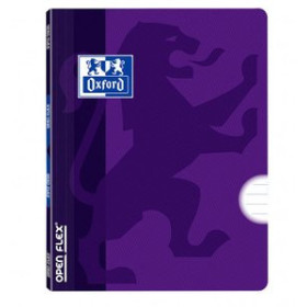Libretas grapadas tapa PP LIBRETA GRAPADA OXFORD SCHOOL OPENFLEX A4 48h HORIZONTAL LILA