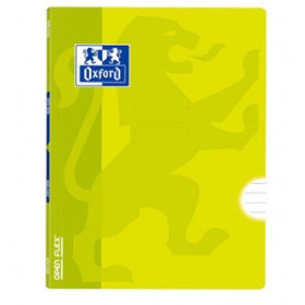 Libretas grapadas tapa PP LIBRETA GRAPADA OXFORD SCHOOL OPENFLEX A4 48h HORIZONTAL LIMA