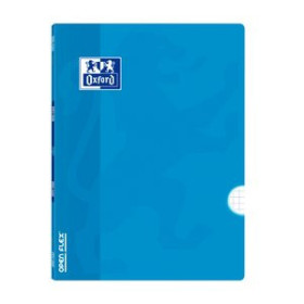 Libretas grapadas tapa PP LIBRETA GRAPADA OXFORD SCHOOL OPENFLEX A4 48h 90g CUADRIC.4x4 TURQUESA