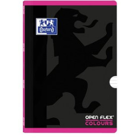 Libretas grapadas tapa PP LIBRETA GRAPADA OXFORD SCHOOL OPENFLEX COLOURS A4 48h CON BANDA HORIZONTAL ROSA