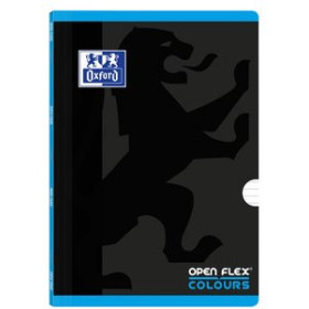 Libretas grapadas tapa PP LIBRETA GRAPADA OXFORD SCHOOL OPENFLEX COLOURS A4 48h CON BANDA HORIZONTAL TURQUESA