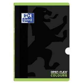 Libretas grapadas tapa PP LIBRETA GRAPADA OXFORD SCHOOL OPENFLEX COLOURS A4 48h CON BANDA HORIZONTAL VERDE