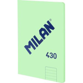 Libretas grapadas tapa blanda LIBRETA MILAN 430 serie 1918 A5 48h ENCOLADA HORIZONTAL 95g VERDE