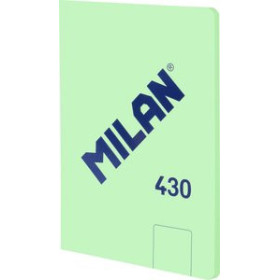 Libretas grapadas tapa blanda LIBRETA MILAN 430 serie 1918 A5 48h ENCOLADA LISO 95g VERDE