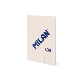 Libretas grapadas tapa blanda LIBRETA MILAN 430 since 1918 A6 48h ENCOLADA LISO 95g BEIGE