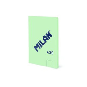 Libretas grapadas tapa blanda LIBRETA MILAN 430 since 1918 A6 48h ENCOLADA LISO 95g VERDE