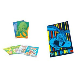 Libretas grapadas tapa blanda LIBRETA PIGNA A4 40h 60g CUADRIC.5x5 DECORADAS