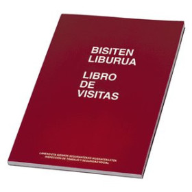 Libro de visitas LIBRO CONTABILIDAD A4 Nº 98 VISITAS EUSKERA/CASTELLANO