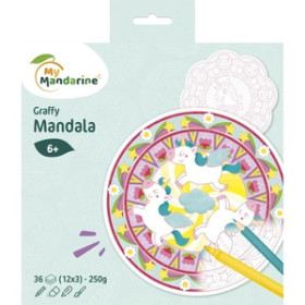 Libros de Regalo LIBRO DE COLOREAR AVENUE MANDARINE MANDALA MAGIA 160g 36h