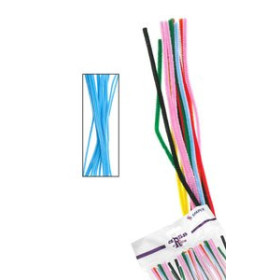 Varitas flexibles (limpia pipas) LIMPIA PIPAS VARILLA AZUL 30 CMS. BOLSA DE 40