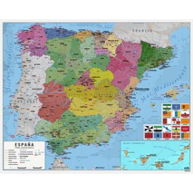 Mapas murales y póster MAPA ERIK MURAL 40x50 cm  ESPAÑA