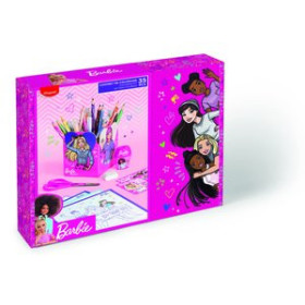 Juegos educativos MAPED CREATIVE CAJA REGALO BARBIE 35 PZAS
